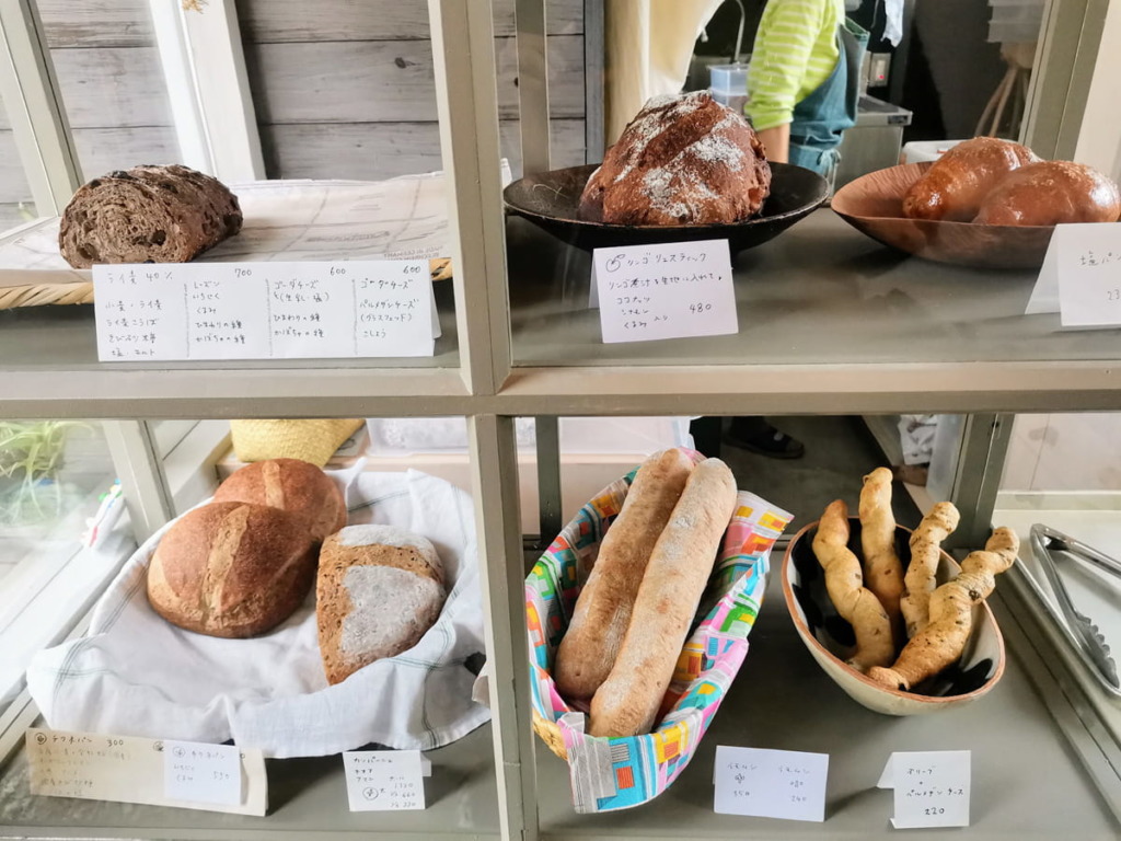 三重県津市のパン屋 チクネ 美味しそうなパンたち
